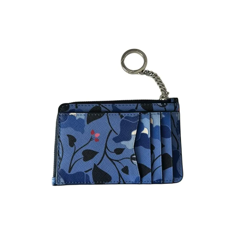 Kate Spade Leather Coin Purses Card Holders Women's Blue-3
