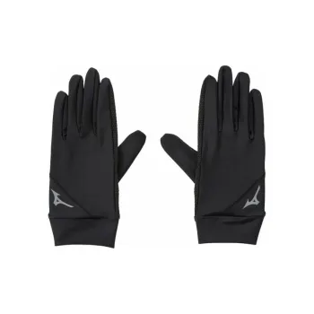 Mizuno Polyester Polyurethane Gloves Unisex Black