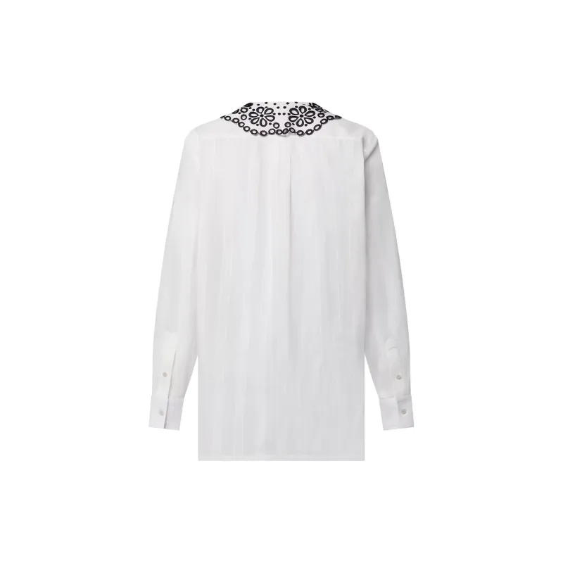 LOUIS VUITTON Broderie Anglaise Collar Shirt-1