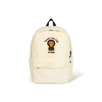 BABY MILO STORE BY A BATHING APE Fabric Backpack Regular Unisex White