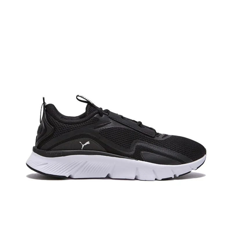 PUMA Slip Resistant And Breathable Low Top Running Shoes Women's Black White-1