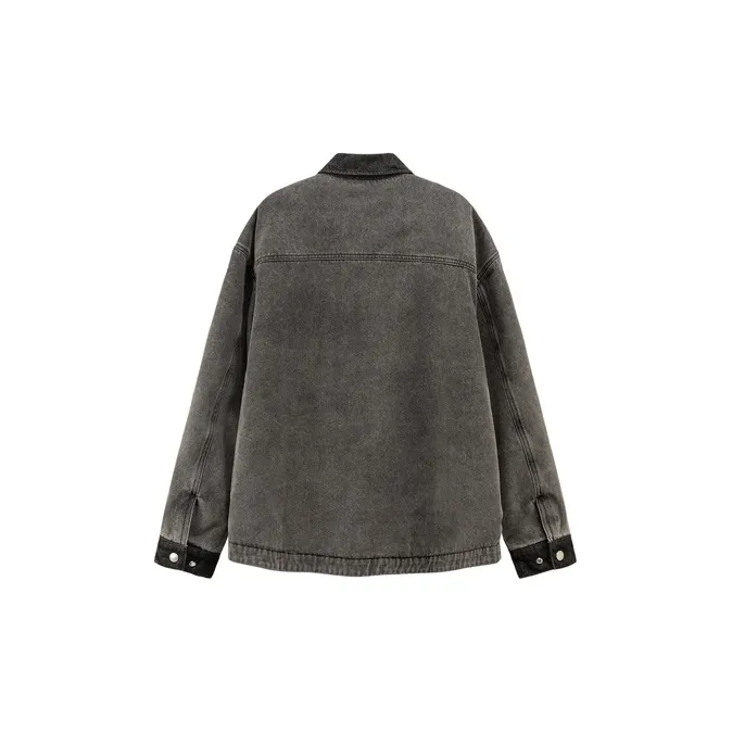 NO ONE ELSE Puffer Jacket Unisex Dark Gray-1