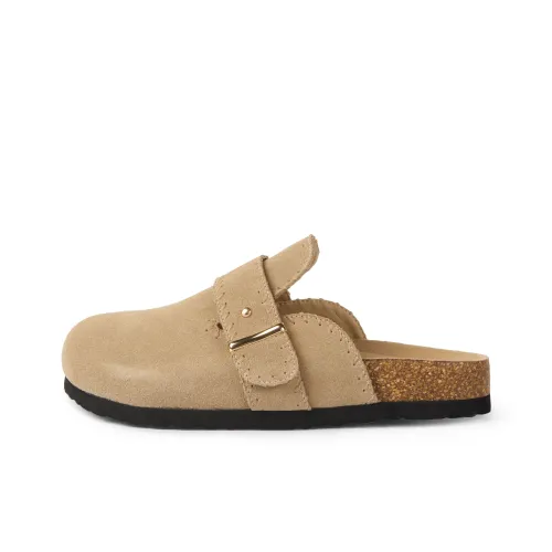 TOOMANYSHOES Abrasion-Resistant Slip-Resistant Wrap-toe Slippers Women's