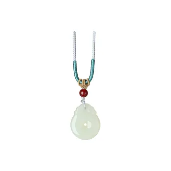 Honglangji Hetian Jade Necklaces White Jade/Pale Greenish White Jade Women's
