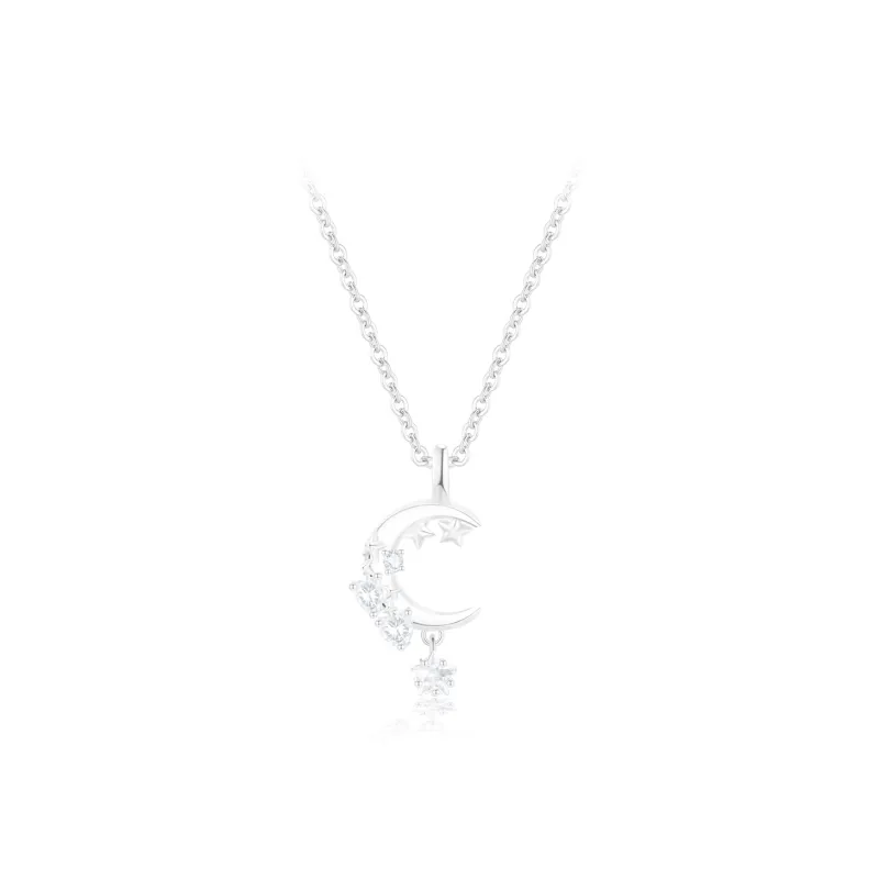 PRETTY DIARY Zircon Necklaces Women's-0