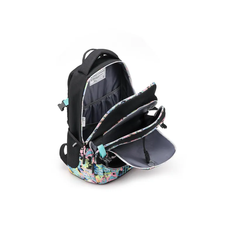 HELLO DRAGON Nylon Backpack Laptop Bag Students Backpack Regular Unisex Multicolor-4