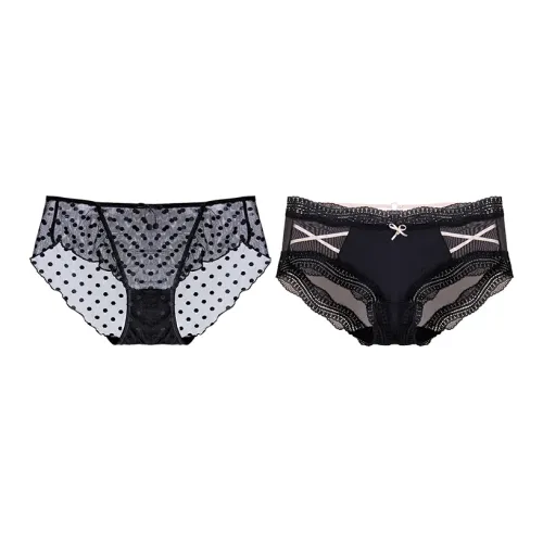 BODY STYLE Underpants Women's 2 Pack Black
