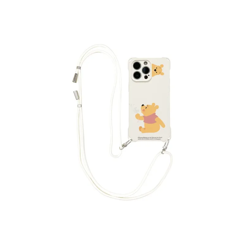 Disney Silicone Material Lanyard Crossbody Cute Phone Cases Compatible With Apple 16 Pro Max/Pro/Plus/15/14/13-2