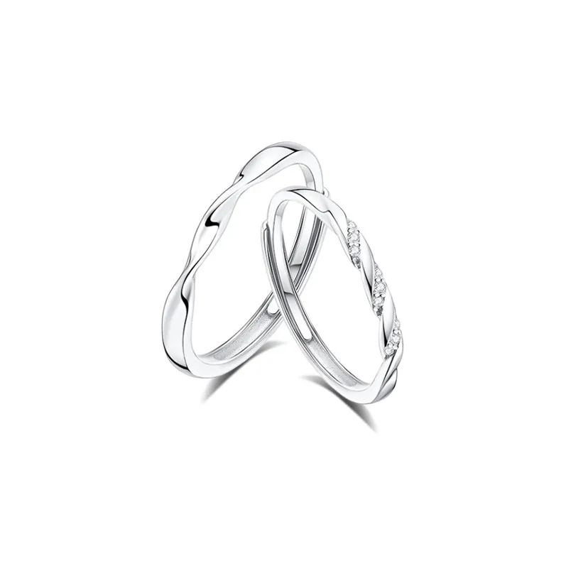 KING TAI SANG 999 Fine Silver Rings Unisex-0
