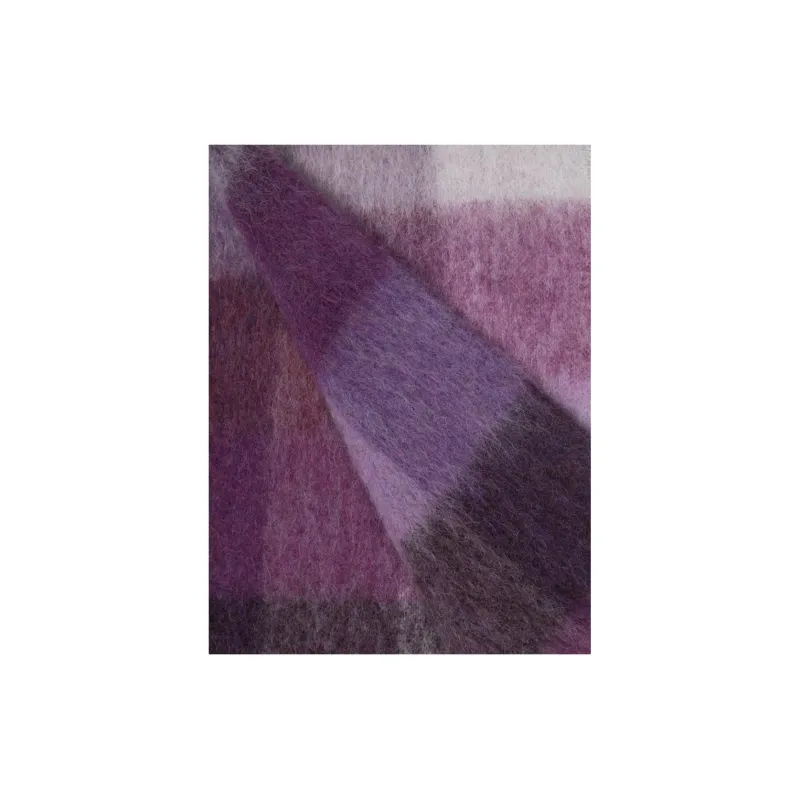 Acne Studios Logo patch Checked Scarf-3