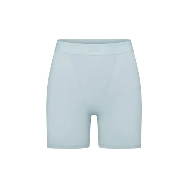 SKIMS Holiday Collection FW24 BOYFRIEND BOXER Shorts Women's Frost Blue-0