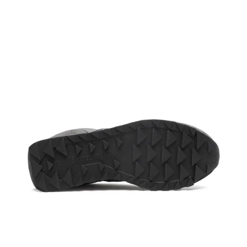 Saucony Jazz Triple Anti Slip Wear Resistant Low Top Running Shoes Women's Gray Black-4