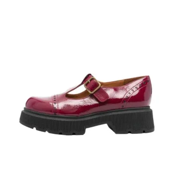 CHIE MIHARA Qauja Grape Casual Single Shoes Women's Red