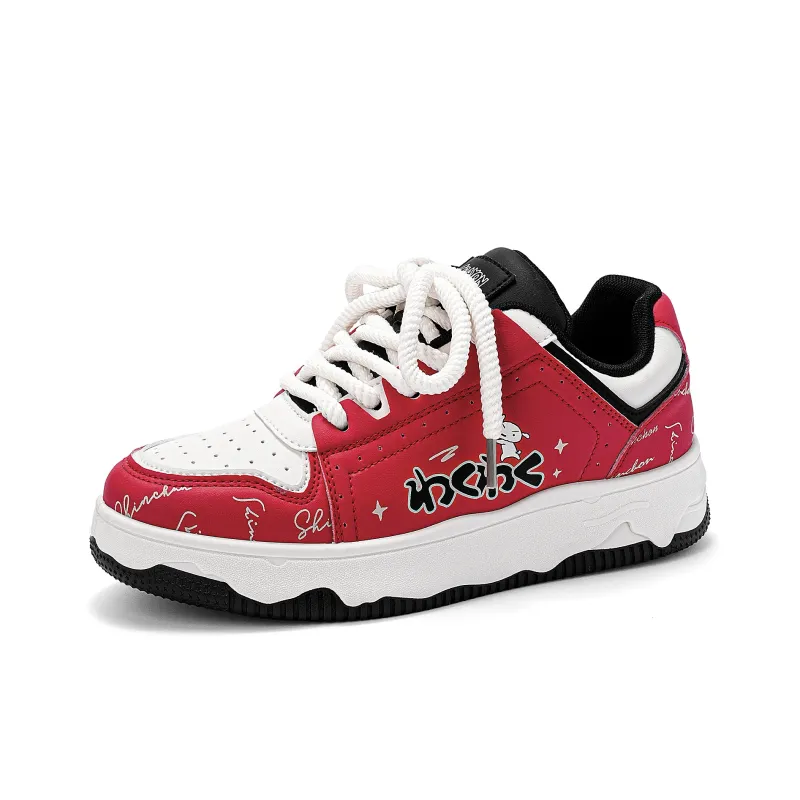 Crayon Shinchan Low Top Skateboard Shoes Unisex-26