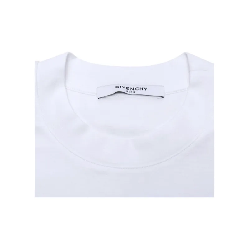 Givenchy T Shirts Men White-2