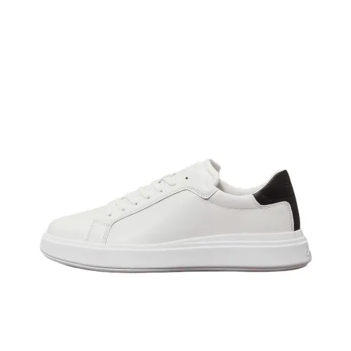 CALVIN KLEIN Low Top Skateboard Shoes Men's White