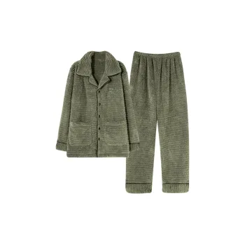 Follow The United States Pajama Set Men's Light Green