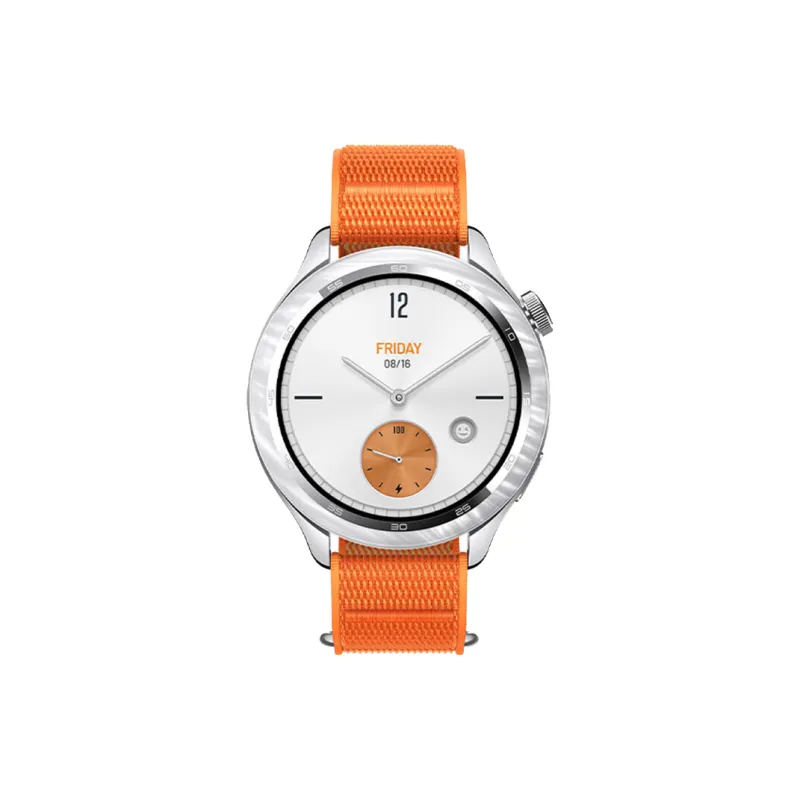 FZRT Watch Bands Official Same Style Holiday Orange Nylon Loop Strap Unisex-3