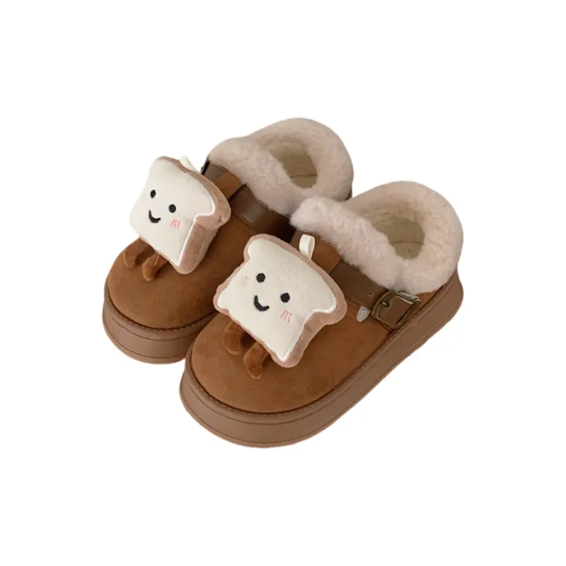 Thin Strips Home Slippers Women's, Brown-0