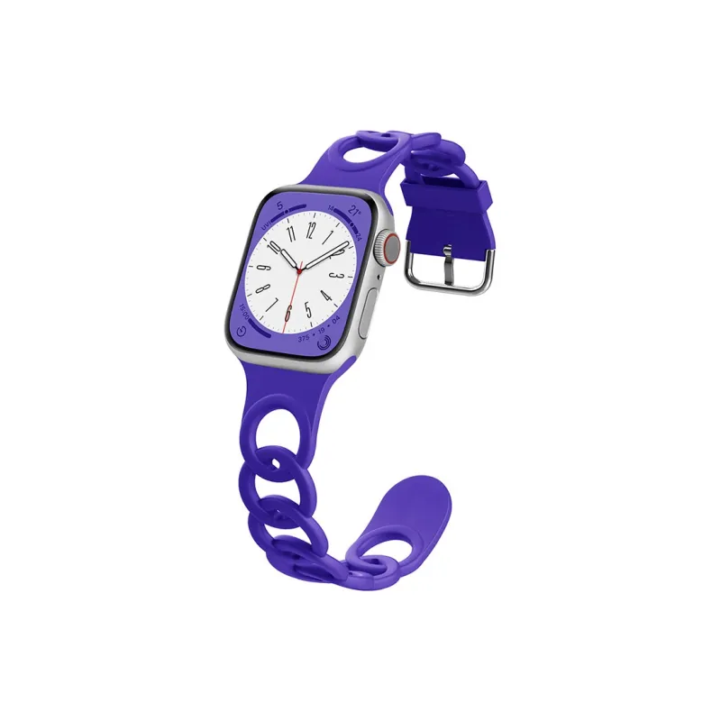 ZHENGGUANG Watch Band Apple Compatibility 38 49mm Silicone Material-15