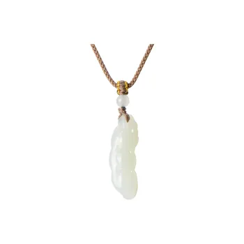 Survival Hetian Jade Necklaces White Jade/Pale Greenish White Jade Women's