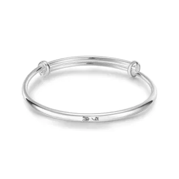 Hi There 999 Fine Silver Bangles Women's