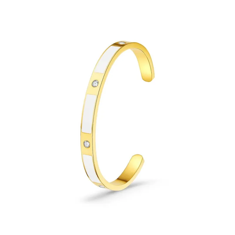 FAIRWHALE Stainless Steel Bangles Women's-0