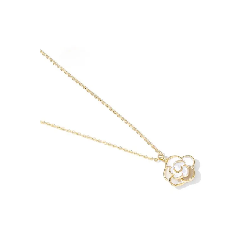 ONEKISS Gold Plated Copper Faux Pearl Drip Glaze Necklaces Women's-2