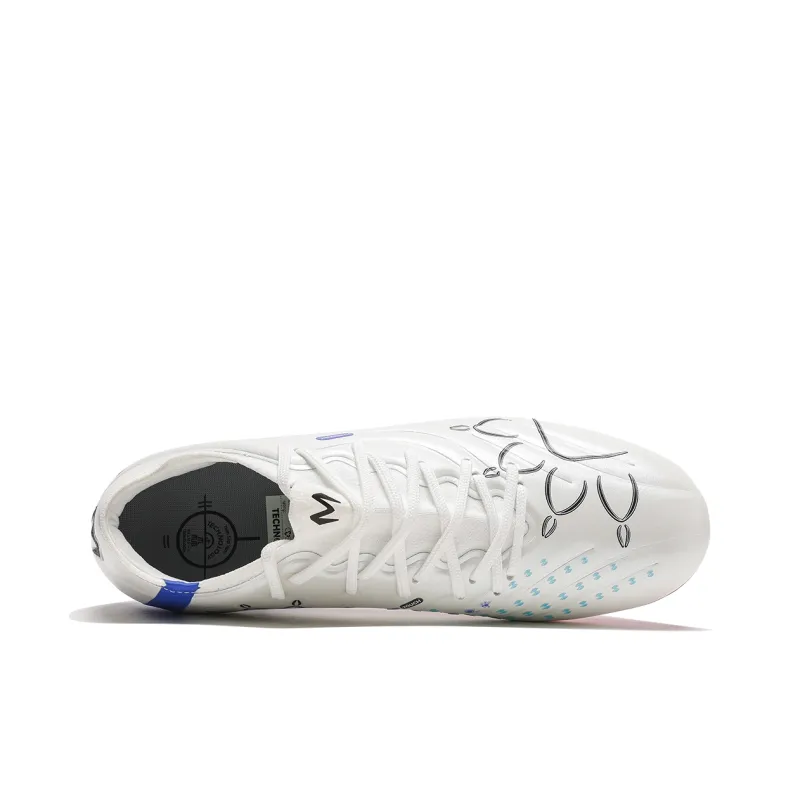 KELME MG Rubber Short Studs Cushioned Wear Resistant Slip Resistant Soccer Shoes White Master 2.0-3