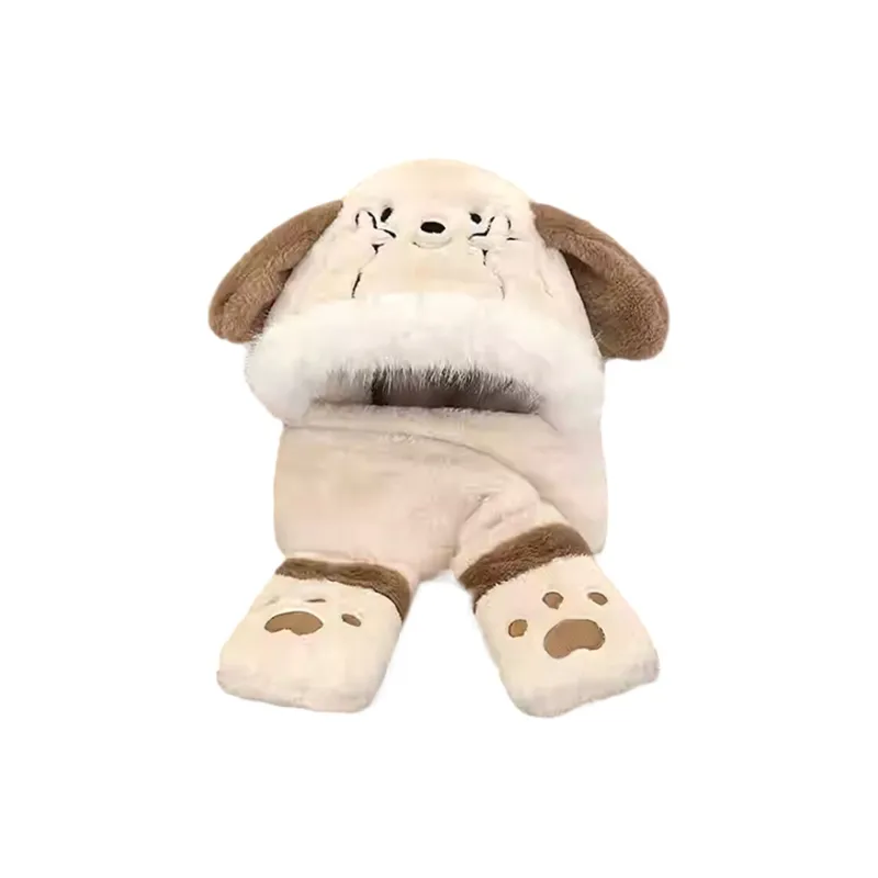 CARTELO Polyester Hoods & Plush Hats Unisex Gift Box Set-1