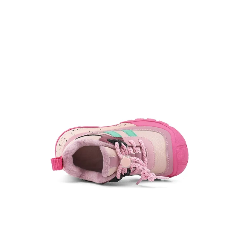 Jeep Slip Resistant Anti Kick Wear Resistant Warm Mid Top Kids Lifestyle Shoes Sky Water Emerald Peach Pink Kids'-4