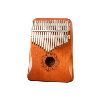 XIANSHIYIN Solid Wood Single Snowboard Karinba Auspicious Pattern 17 Sound Thumb Piano