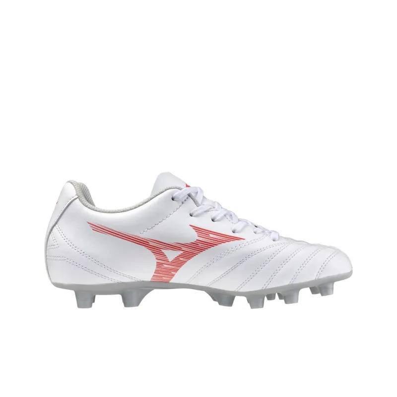 Mizuno MONARCIDA NEO 3 Anti Slip Wear Resistant Low Top Kids' Soccer Shoes White Kids'-1