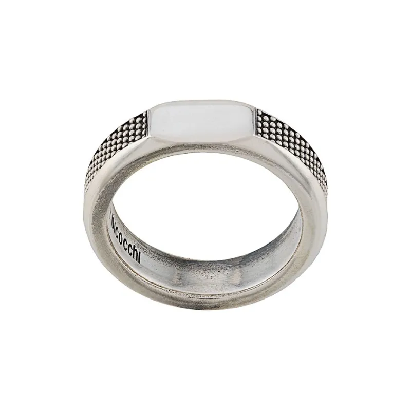 EMANUELE BICOCCHI Textured Band Ring-0