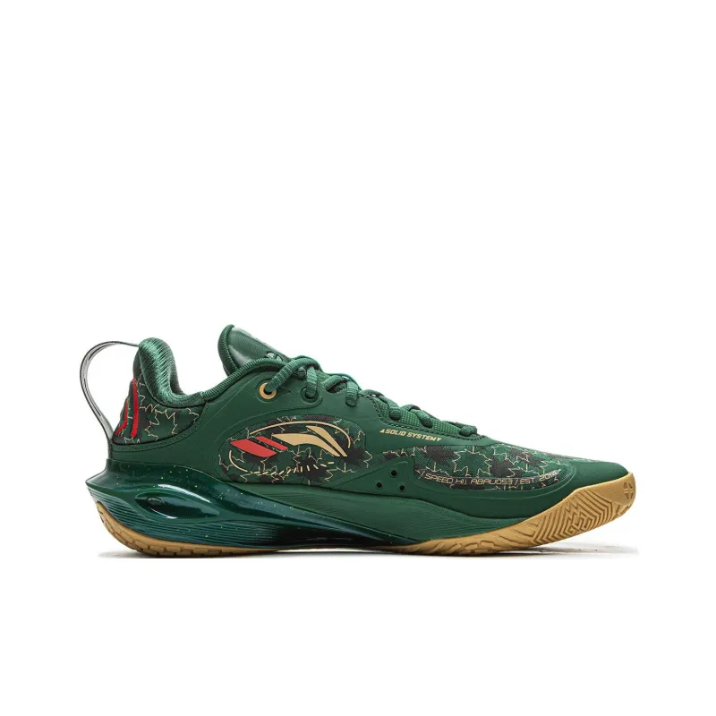 LiNing Flash Strike 11 Supportive And Elastic Low Top Basketball Shoes Men's Green-1