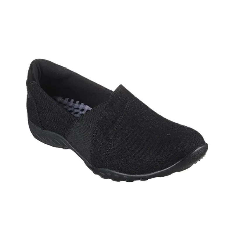 Skechers Relaxed Fit Anti Slip Wear Resistant Low Top Casual Shoes Women's Black-2