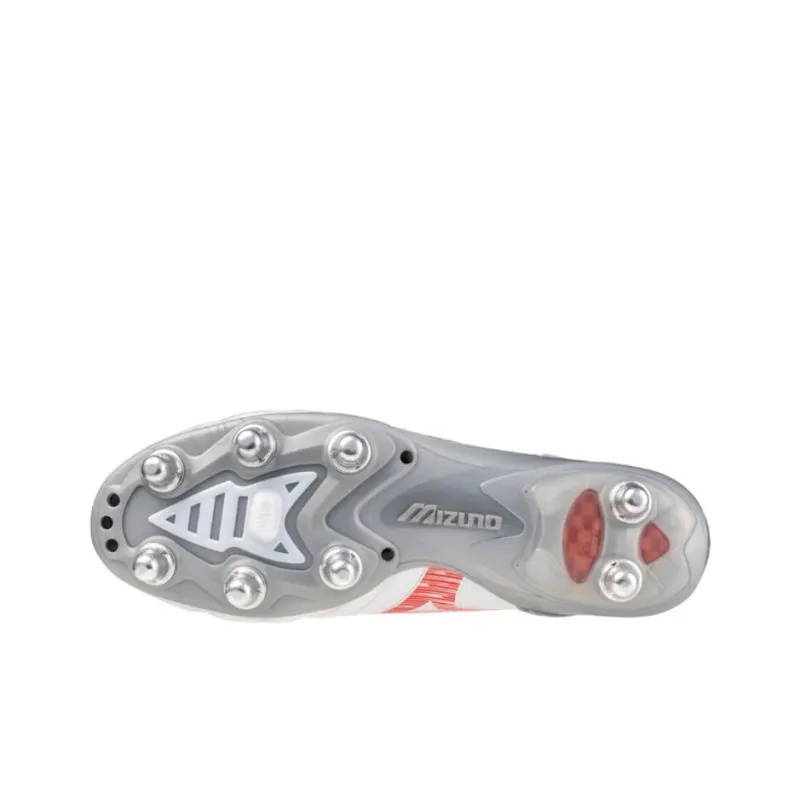 Mizuno Morelia Neo 4 Anti Slip Wear Resistant Soccer Shoes Unisex White-3