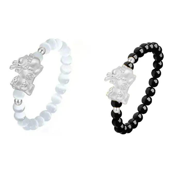 GIRATI Colored Glaze Rings Unisex-9