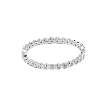 Eshvi Crystal Eternity Band