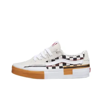 Vans SK8 Anti Slip Wear Resistant Low Top Skateboard Shoes Unisex White