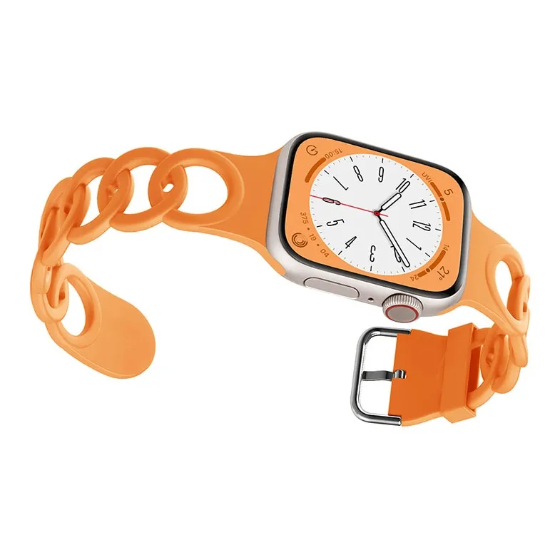 ZHENGGUANG Watch Band Apple Compatibility 38 49mm Silicone Material-40