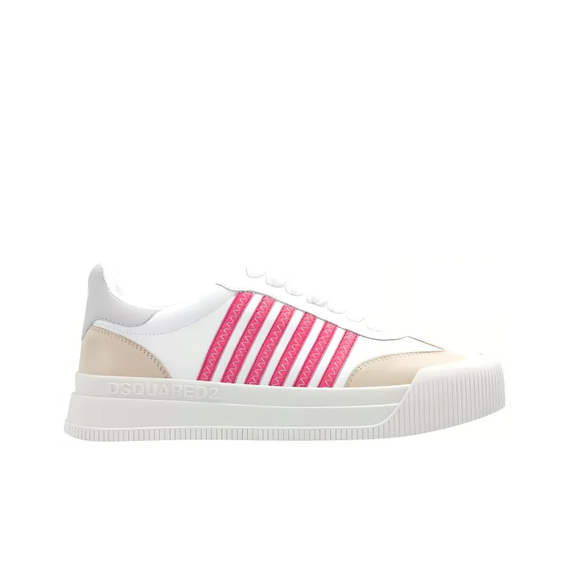 DSQUARED 2 Striped Round Toe Sneakers Women's-1