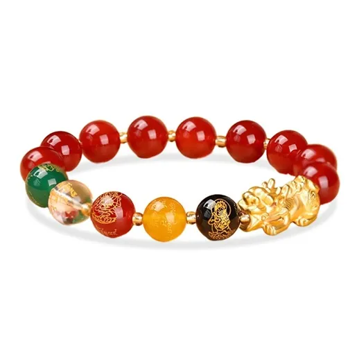 RboySe Obsidian Jade Bracelets Unisex-3