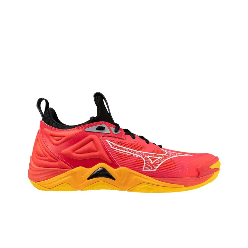 Mizuno Wave Momentum 3 'Radiant Red Carrot Curl'-1
