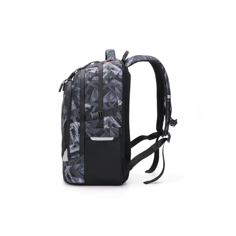 HELLO DRAGON Nylon Backpack Regular Unisex Multicolor/Blizzard/Polar Gray-9