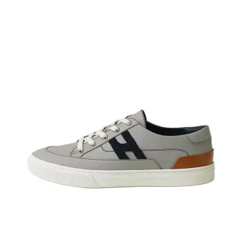 HERMES Deep Low Top Skateboard Shoes Men's Gray