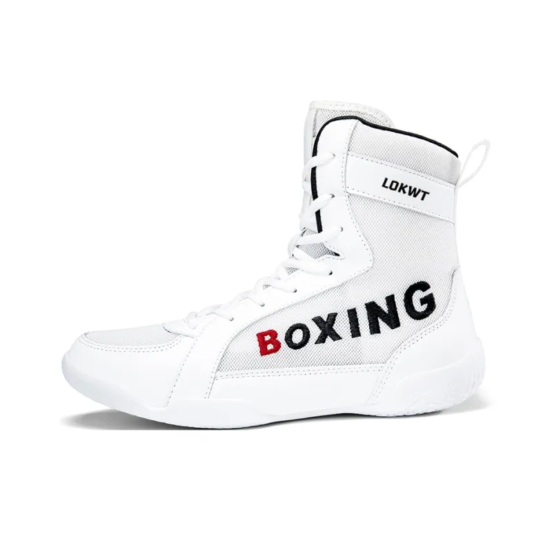 LOKWT Anti-Slip And Wear-Resistant Coverage High-Top Training Shoes Men's-0