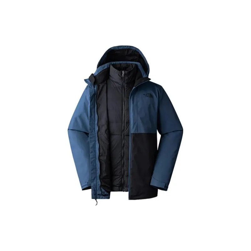 THE NORTH FACE Water Resistant Windproof Wear Resistant Windbreaker Jacket Men's Blue Includes Shopping Bag-1