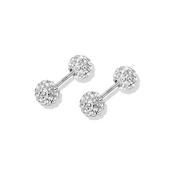 MCK Sterling Silver Stud Earrings Unisex