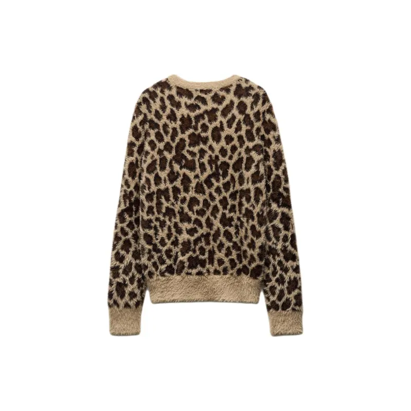 ZARA Knitwear Women's Leopard Print-1